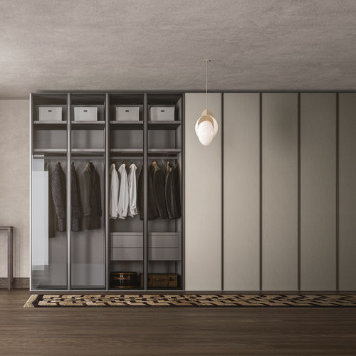 Armoire modulable - ALTERNA SM2008 - ZALF spa - contemporaine / en verre fumé / en mélaminé