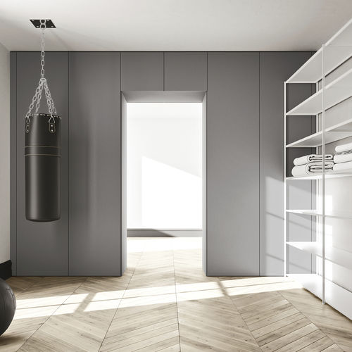 Armoire modulable - SM2016 - ZALF spa - contemporaine / en mélaminé / à portes battantes