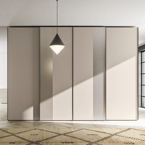 Armoire à porte coulissante - SM2014B - ZALF spa - modulable / contemporaine / en verre
