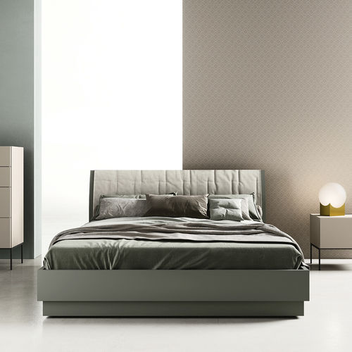 Lit double - BENT - ZALF spa - contemporain / avec tête de lit / en mélaminé