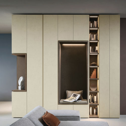 Bibliothèque modulable - FREESPACE SM2503 - ZALF spa - d'angle / contemporaine / en mélaminé
