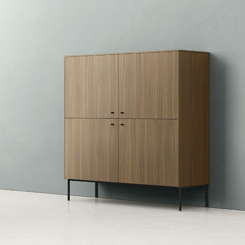 Buffet haut - ZALF spa - contemporain / en métal peint / à portes battantes