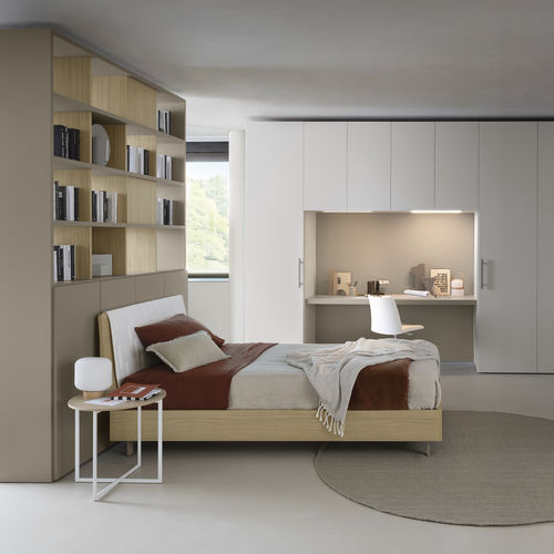 Chambre d'enfant blanche - SM2511 - ZALF spa - brune / en mélaminé / de garçon