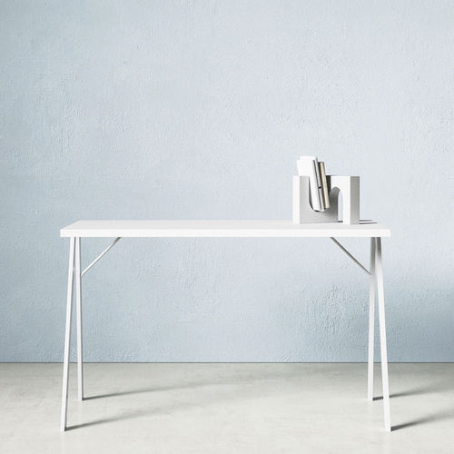 Bureau sur pied - COMPASSO - ZALF spa - contemporain / en mélaminé / droit