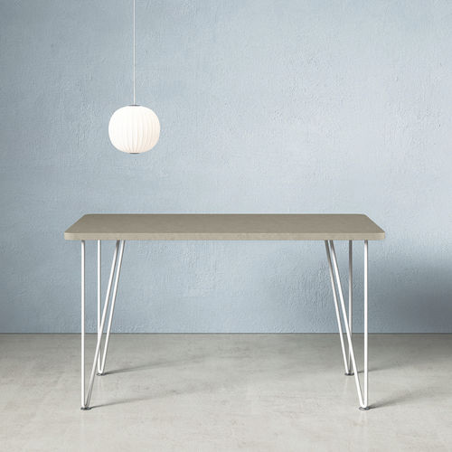 Bureau sur pied - STELO - ZALF spa - contemporain / en mélaminé / droit