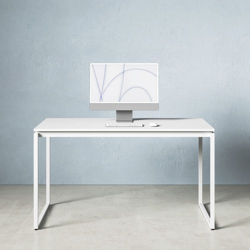 Bureau sur pied - SCRIBA - ZALF spa - contemporain / en mélaminé / droit