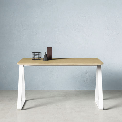 Bureau sur pied - ARCHIMEDE - ZALF spa - contemporain / en mélaminé / droit