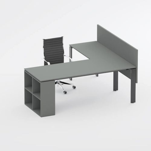 Bureau sur pied - SM2579 - ZALF spa - contemporain / en mélaminé / en L