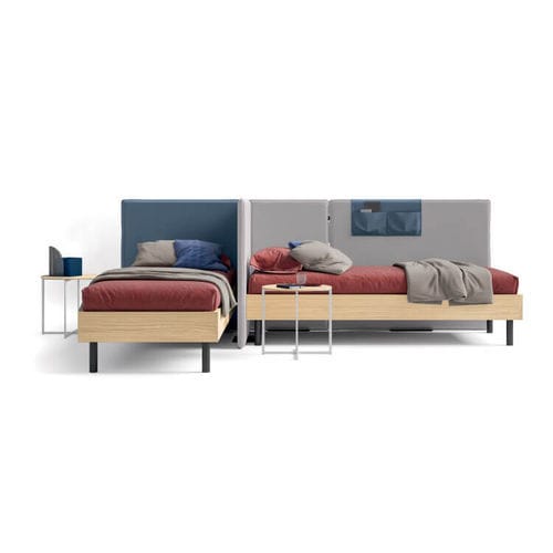 Support d'adaptation pour cadre de lit simple - GIROLETTI IMBOTTITI - ZALF spa - en mélaminé / en tissu
