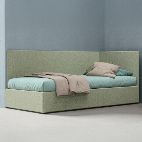Lit simple - CONTENITORE - ZALF spa - contemporain / avec base de rangement / avec rangement intégré