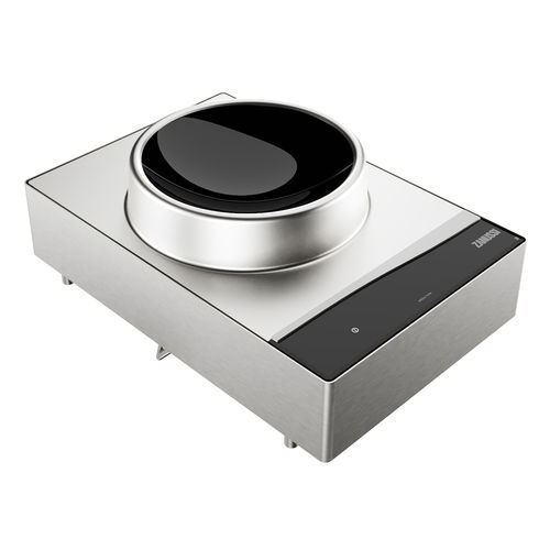 Wok à induction - 600893 - ZANUSSI PROFESSIONAL - professionnel / 1 foyer / mobile