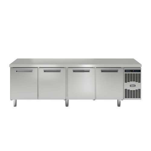 Table de préparation en inox - 110910 - ZANUSSI PROFESSIONAL - réfrigérée / avec rangement / professionnelle