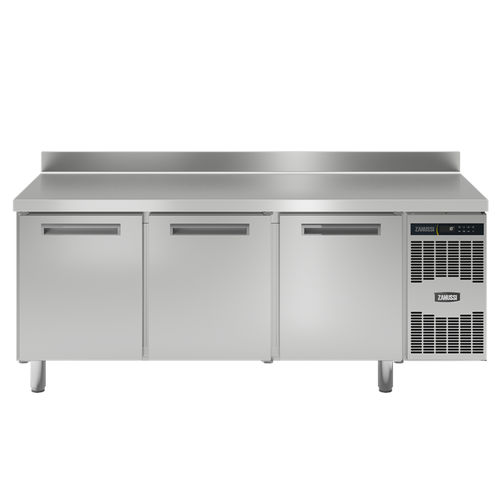 Table de préparation en inox - 110916 - ZANUSSI PROFESSIONAL - réfrigérée / avec rangement / professionnelle