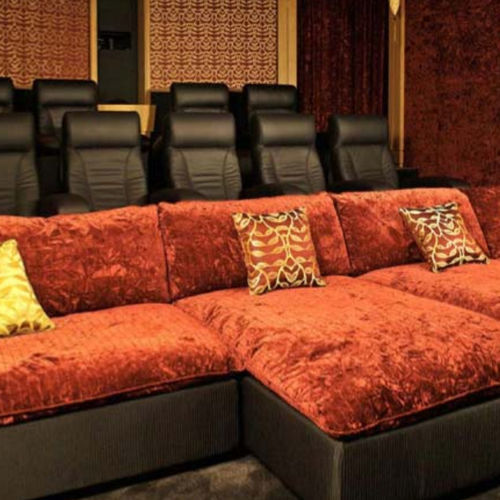 Fauteuil de cinéma en tissu - VOTRE CINEMA - en cuir / Home Cinéma / résidentiel