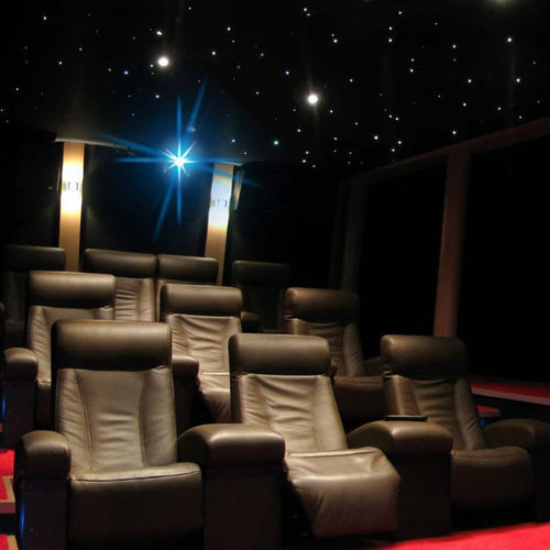 Fauteuil de cinéma en tissu - VOTRE CINEMA - Home Cinéma / résidentiel / noir