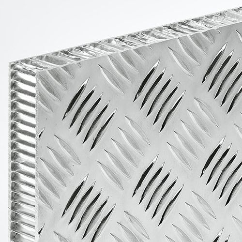 Panneau sandwich pour agencement intérieur - COMPOCEL® ALU-RIS, ALU-MAN - Cel Components S.r.l. - pour sol / 2 faces en aluminium / âme en nid d'abeille en aluminium