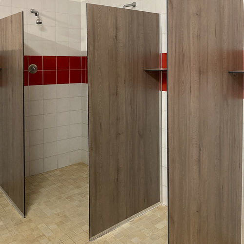 Cloison pour sanitaire en HPL - Cel Components S.r.l. - en stratifié