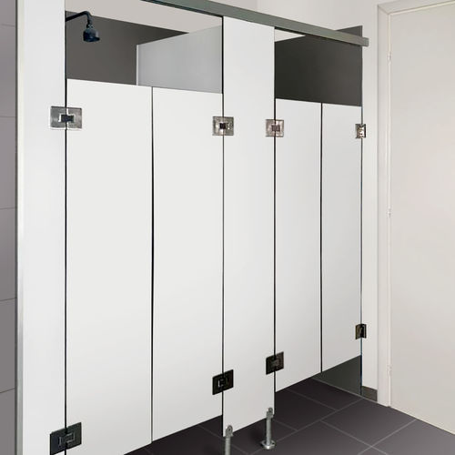 Cabine de douche en HPL - Cel Components S.r.l. - battante / va-et-vient