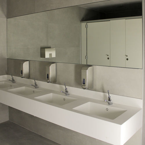 Plan vasque en Corian® - Cel Components S.r.l. - sur mesure / à usage professionnel