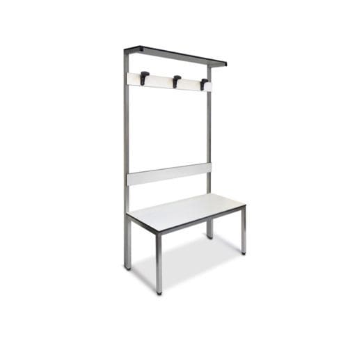 Banc de vestiaire en aluminium - Cel Components S.r.l. - en HPL / avec dossier / professionnel