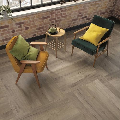 Revêtement de sol PVC - OPUS : WP329 BLEACHED GREY WALNUT - KARNDEAN - résidentiel / en lames / finition naturelle