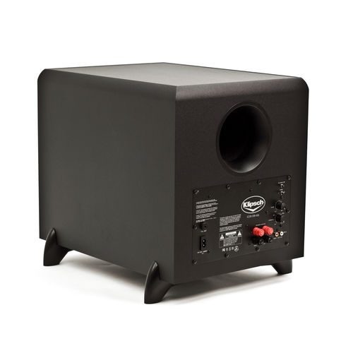 Caisson de basse résidentiel - SW-450  - klipsch - d'intérieur / rectangulaire / noir
