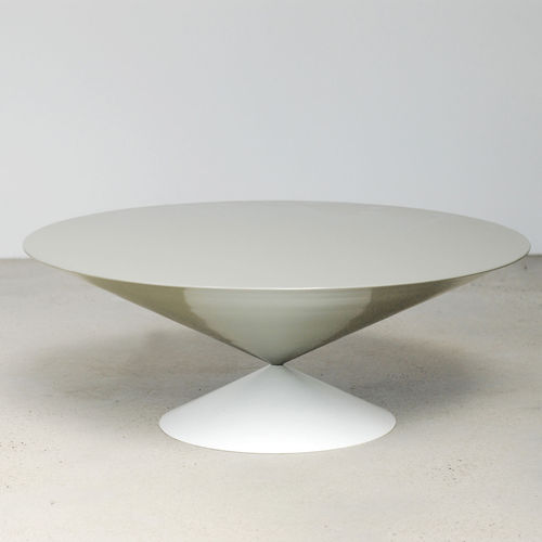 Table basse contemporaine - BALANCE  - LifeSpaceJourney - en acier / ronde / résidentielle