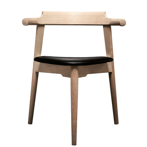 Chaise classique - pp58/3 - PP MØBLER - d'intérieur / en cuir / en bois