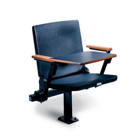 Chaise d'auditorium en tissu - DIMENSION® 674 - American Seating - en plastique / pliante / à tablette