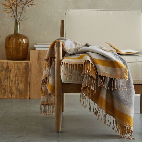 Plaid en laine - LUXOR - MADURA - en coton / en acrylique