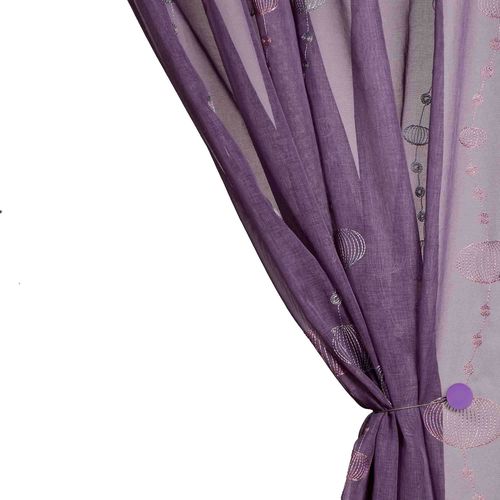 Voilage à motif - BEIJING - MADURA - en polyester / lavable / résidentiel