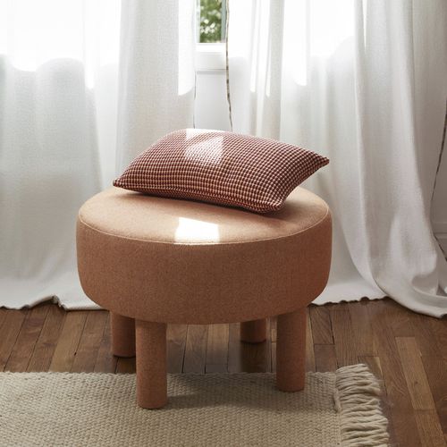 Pouf contemporain - DINO  - MADURA - en tissu / en mousse / rond