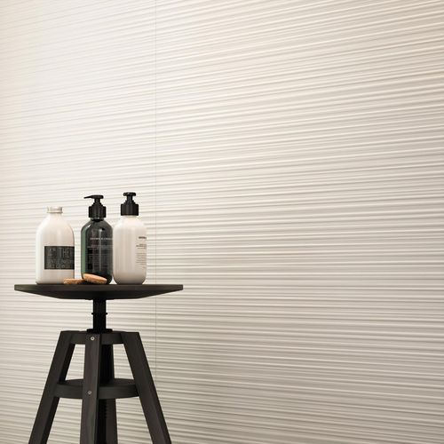 Carrelage en grès cérame - ABSOLUTE WHITE - MARAZZI - mat / brillant / 3D