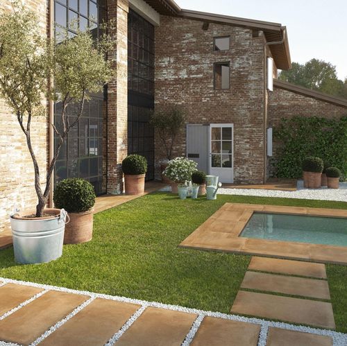 Carrelage en grès cérame - COTTOTOSCANA20 - MARAZZI - mat / d'extérieur / pour plage de piscine