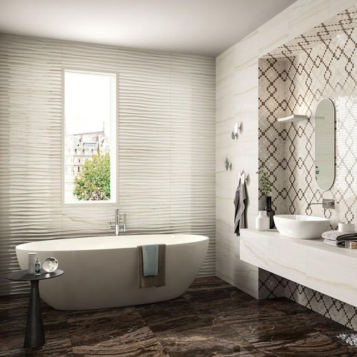 Carrelage en grès cérame - ELEGANCE - MARAZZI - brillant / lisse / 3D
