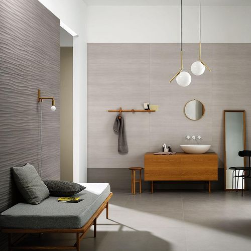 Carrelage en grès cérame - MATERIKA - MARAZZI - mat / 3D / satiné