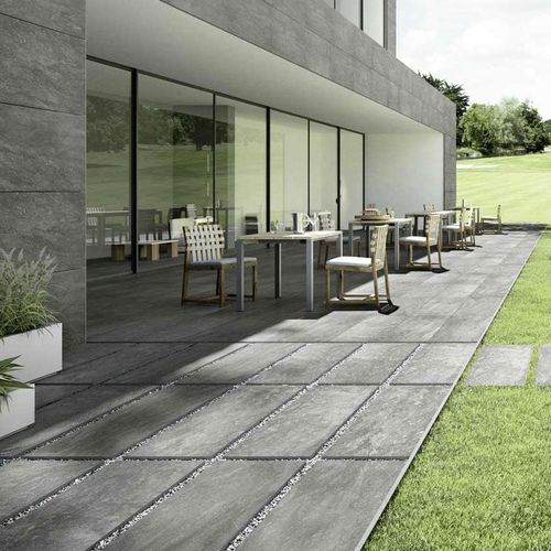 Carrelage en grès cérame - MYSTONE PIETRA ITALIA20 - MARAZZI - mat / finition naturelle / d'extérieur