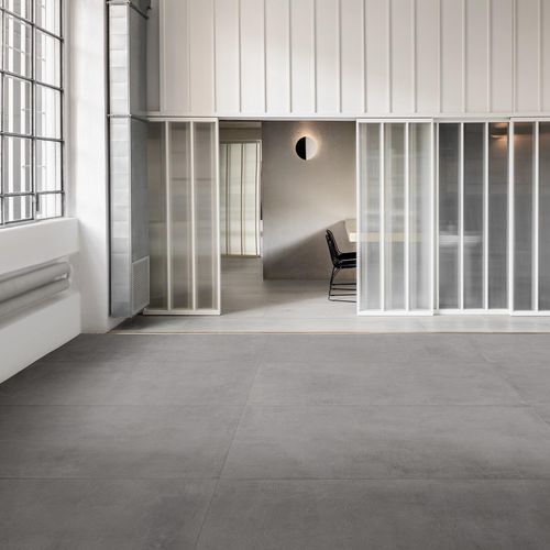 Carrelage en grès cérame - CEMENTUM  - MARAZZI - mat / finition naturelle / 3D