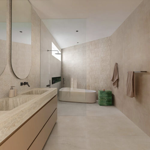 Carrelage en grès cérame - SLOW - MARAZZI - structure / imprimé / d'intérieur