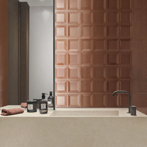 Carrelage en grès cérame - BLISS - MARAZZI - mat / structure / finition brique