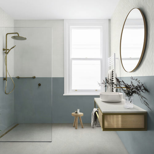 Carrelage en marbre - FLORA - MARAZZI - structure / finition pierre / d'intérieur