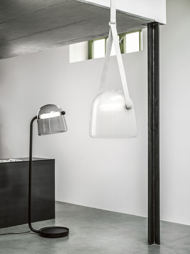 Lampe sur pied - MONA PC949 - BROKIS - en bois / en verre soufflé / contemporaine
