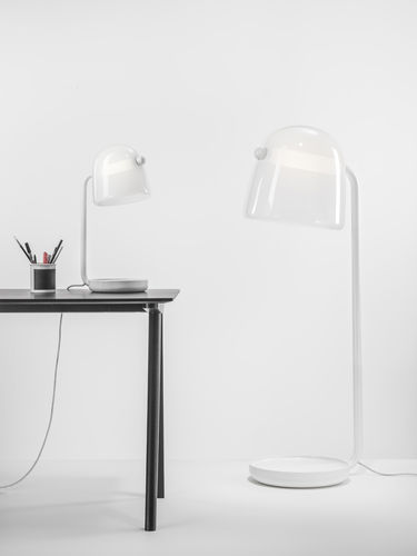 Lampe de table - MONA : PC950 - BROKIS - en bois / en verre soufflé / contemporaine