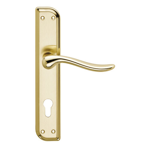 Poignée pour porte - AMALFI - FROSIO BORTOLO SRL  - en zamak / contemporaine / avec serrure intégrée