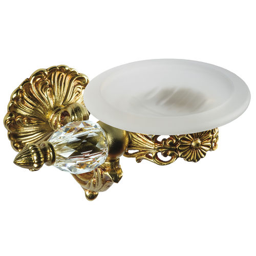 Porte-savon mural - 9003 S - 01 - FROSIO BORTOLO SRL  - en cristal Swarovski® / en laiton