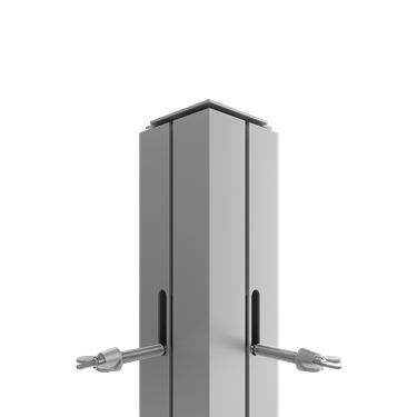 Profilé aluminium - CO 6AS - OCTANORM - en acier galvanisé / carré / de charpente