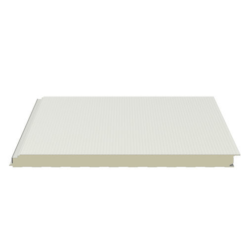 Panneau sandwich isolant de bardage - ISOPARETE PLISSÉ - Isopan - pour mur / face métallique / âme en polyuréthane