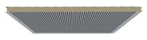 Faux-plafond en aluminium - MEC W.A.  - Italpannelli - en panneaux / acoustique / perforé