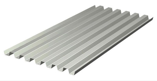 Couverture de toit en tôle d'acier - ITP H55 - Italpannelli - nervurée