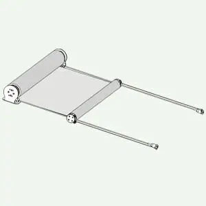 Store enrouleur - EXTREME TKO L1 - Resstende - pour terrasse / en toile / aluminium
